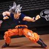 Shf Anime Handmade Son Goku Mo Qi Free Extreme Intent Blue Fight Vest Built In Iron Wire Is Suitable for 1/12 Toys