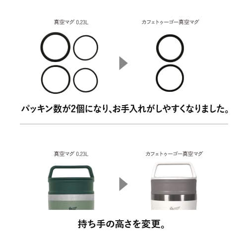 STANLEY Cafe To Go Vacuum Mug, 0.35L, Frosted, Insulated, Stainless Steel Mug, Tumbler, Coffee, Gift, Dishwasher Safe, Warranty (Authentic Japanese Pr