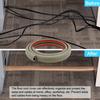 1pc  PVC Floor Cord Cover Self-Adhesive Anti-extrusion Anti-extrusion Extension Wiring Duct Protector Power Cable Protector