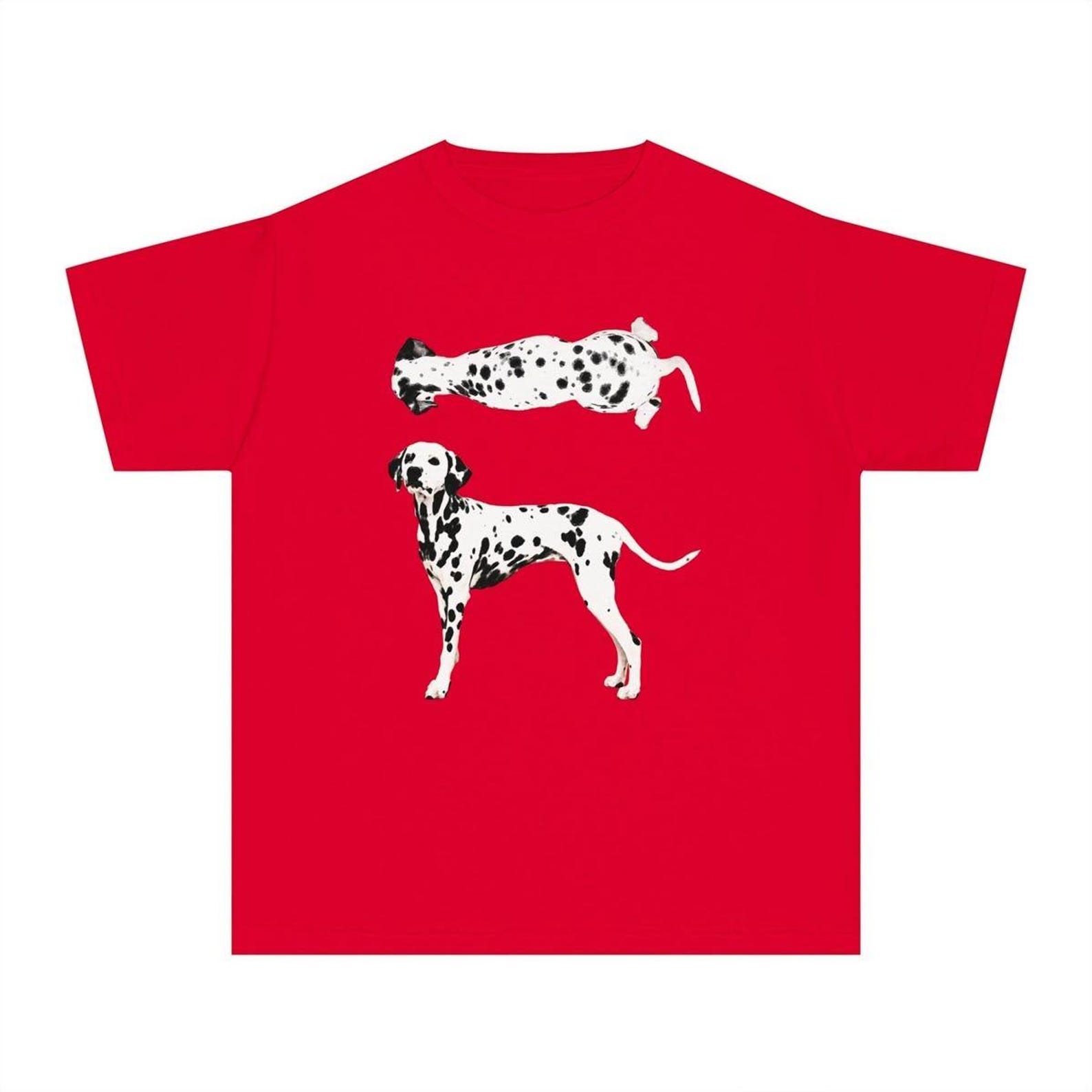 Dalmatian Dog Graphic T-Shirt, Spotted Dog Lover Tee S