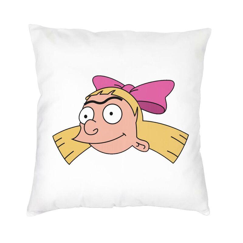 

Halloween Neon Cat Skull Stars Pattern Square Pillowcover Home Decorative Cushions Throw Pillow for Sofa Doublesided Printing 30x30cm 12x12in