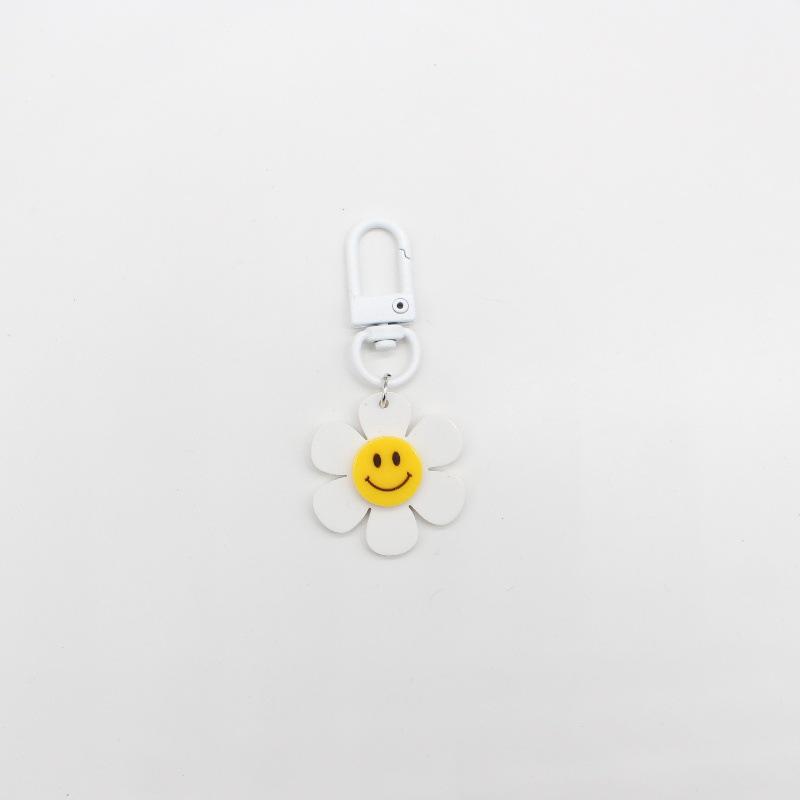 Breloc Floarea Soarelui Colorată cu Față Zâmbitoare – Farmec Proaspăt și Drăguț pentru Geantă