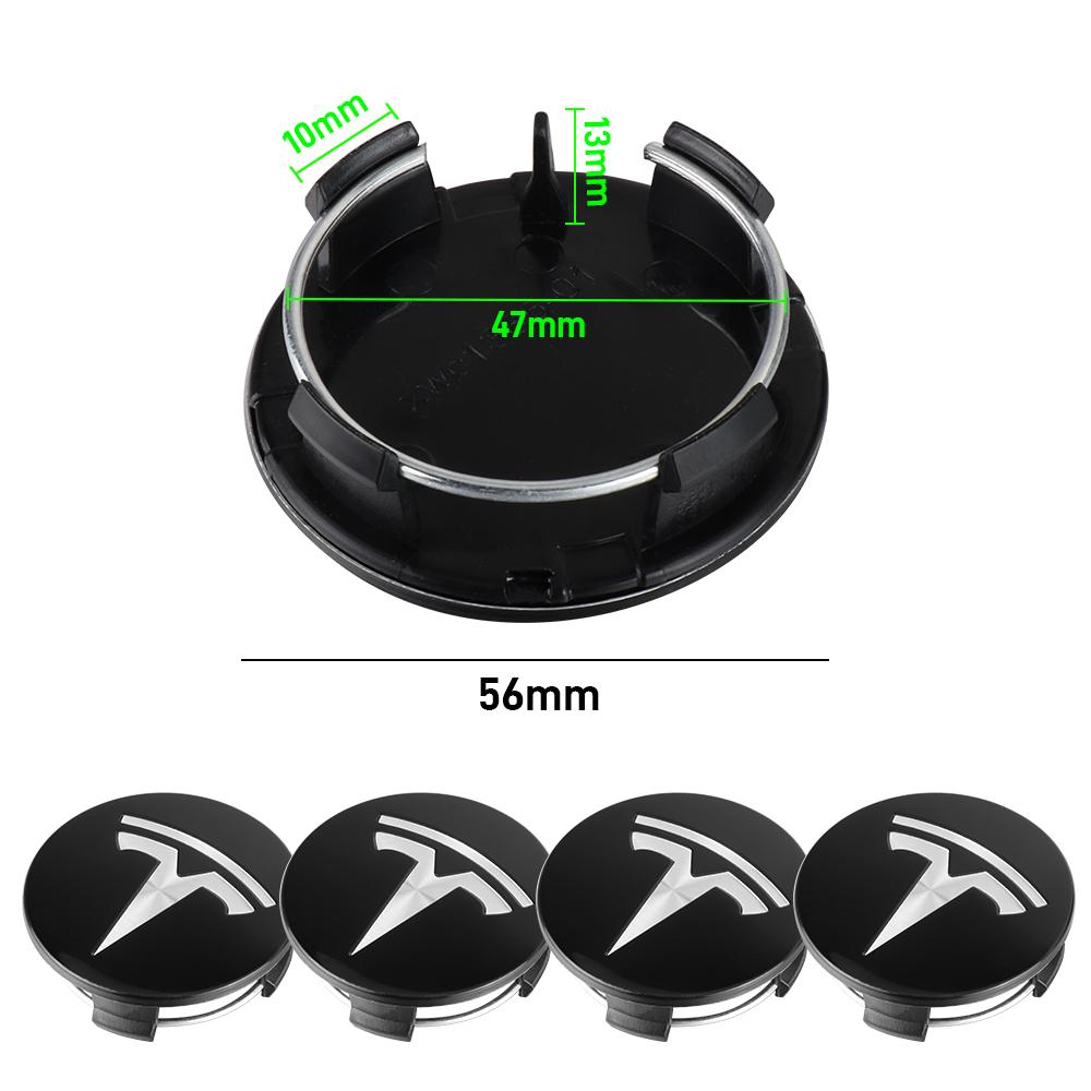 

56mm 180mm Car Wheel Center Hub Cap Sticker Logo Cover Accessories For Tesla Model 3 Model Y Model S Model X Cybertruck Coil WYE
