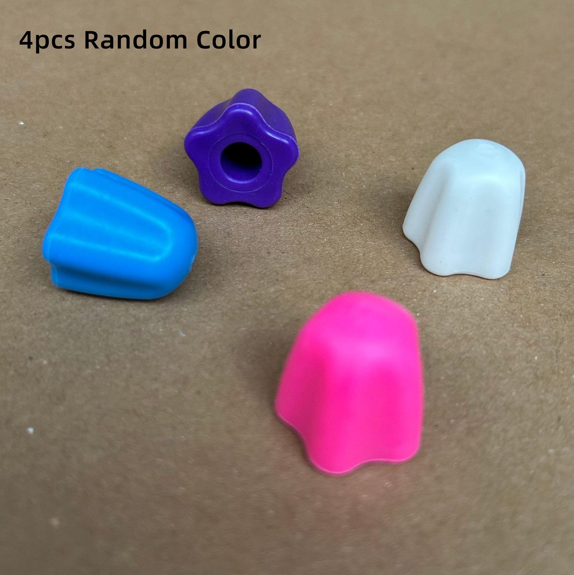 4pcs Silicone Toothpaste Caps Self-sealing Toothpaste Squeezer Toothpaste Pump Dispenser Cosmetics Self-Closing  Saver Covers