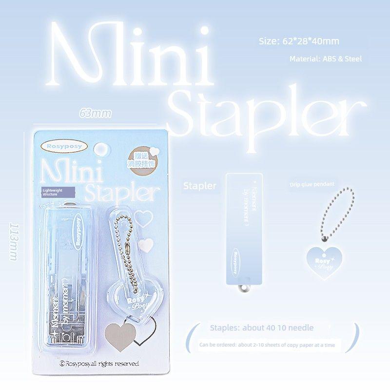 

Transparent Portable Stapler for Miss Ben Students Gradient blue(In Stock!!!)