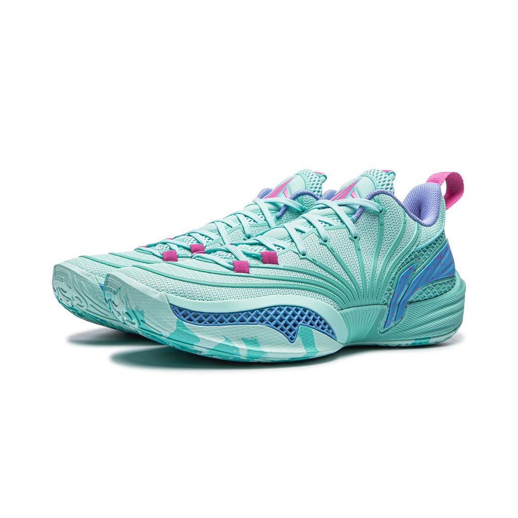 Li Ning JB BUCKETS2 Basketball Shoes Men's Low Top Turquoise ABAW041-9