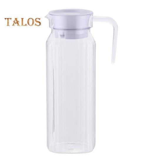 

Пластиковые кувшины объемом 1,1 литра с крышкой, кувшин для чистой воды без содержания бисфенола А для холодного чая, лимонада, небьющийся кувшин для напитков, холодильник, кувшин для домашнего офиса чистый