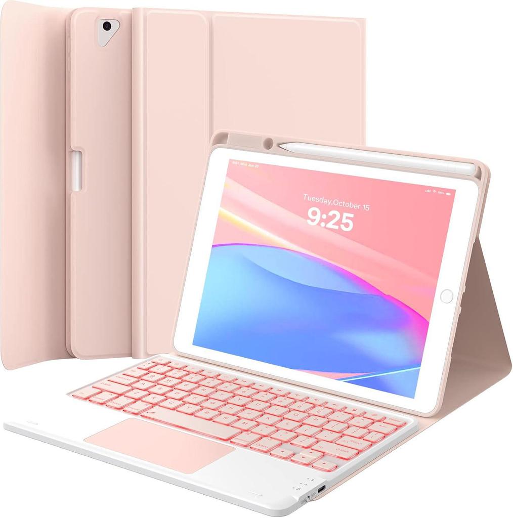 iPad Air 11" Keyboard Case: Compatible with 10th/11th Gen, Magic Keyboard, Backlit, Magnetic, Pencil Holder.