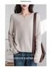 100% Reine Baumwolle Damen Strickpullover - Zart, Hautfreundlich, Lockere Passform, Übergröße, Frühling/Herbst Stil