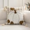 Autumn Maple Leaf Pumpkin Pillowcase for Thanksgiving & Halloween Decor