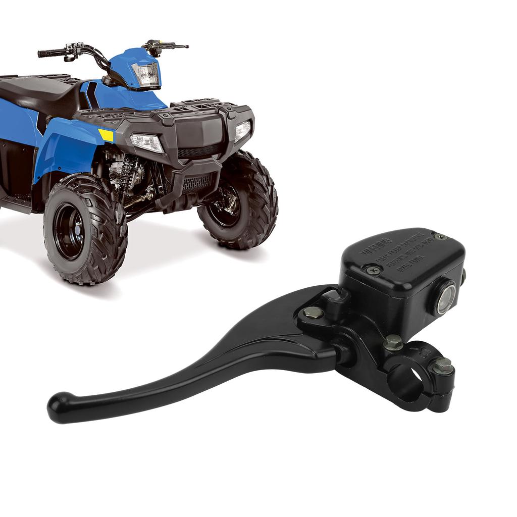 Front Master Cylinder Brake Lever Steel Alloy Replacement for Polaris ATV 78in HandlebarLeft