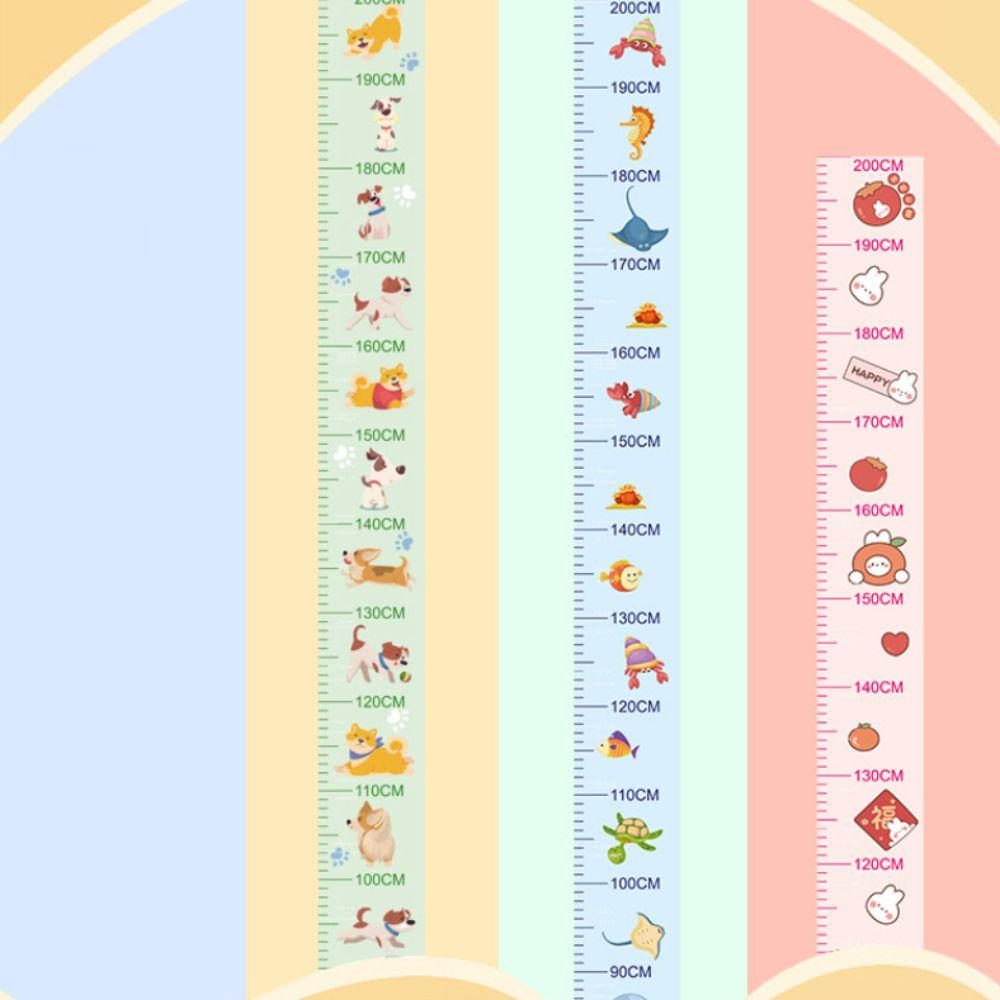 2M Height Child Growth Chart Waterproof Height Measuring Tape Height Measurement Sticker  Home Use