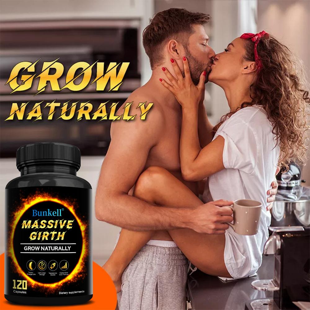 Men's Natural Herbal Dietary Supplement Capsules, 120 Veggie Capsules, Non-GMO