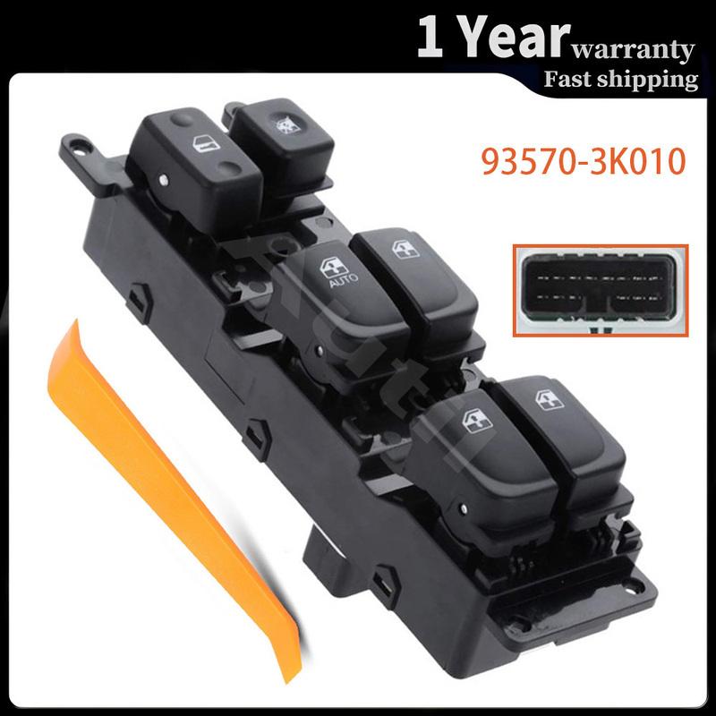Front Left Side Electric Power Window Switch Lifter Control Button for Hyundai Sonata 2005 2006 2007 93570-3K010 935703K010