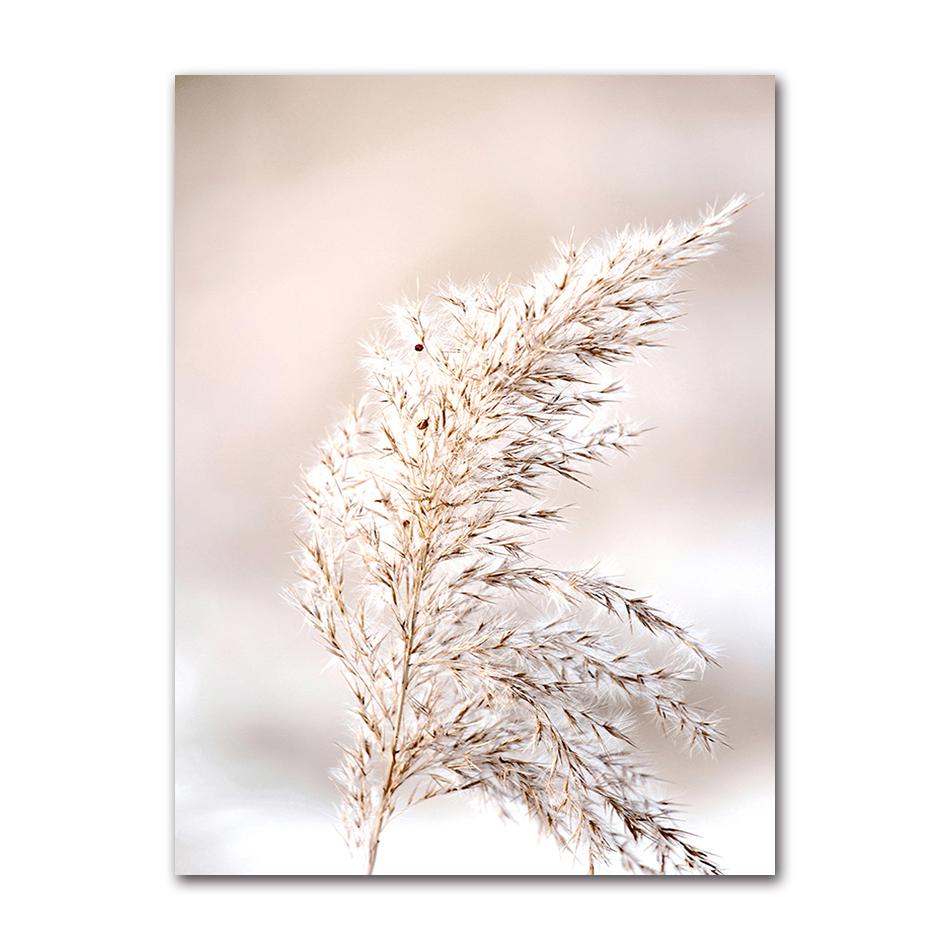 Waterfall Reed Wall Art Canvas Painting Nordic Posters And Prints Wall Pictures For Living Room Autumn Leaves Forest Deer Lake