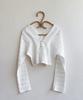 RUBATI Frill Lace Eyelet Top_Ivory