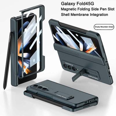 Samsung Galaxy Z Fold 4 5g İçin Kickstand ve Kalem Yuvası Dahili Ekran Koruyucu Galaxy Z Fold 4 Kılıfı