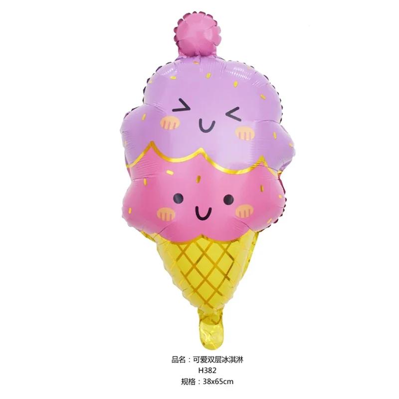 

Candy Color Ice Cream Dessert Series Shape Foil Balloons Summer Children s Birthday Party Candy Bar Decorations Kids Toys Other