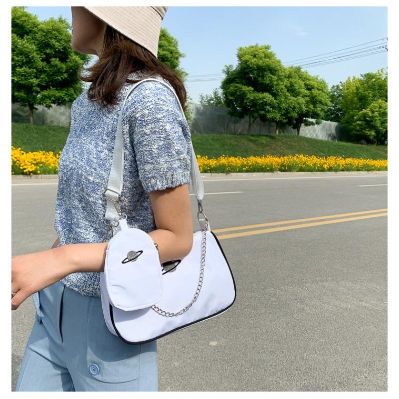 Ins Style Oxford Cloth Shoulder Bag for Women Fashional Crossbody Handbag