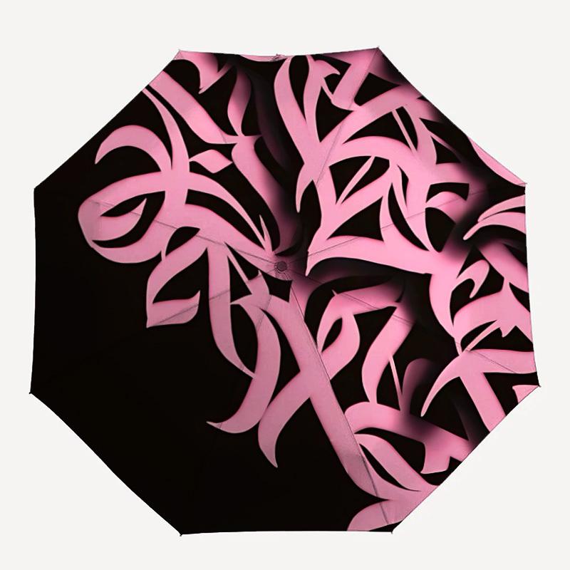 

1pc Floral Pattern Automatic Open/Close Umbrella Compact Folding Umbrella, All-Season Portable Umbrella for Women/Men, Perfect Gift for Birthdays353
