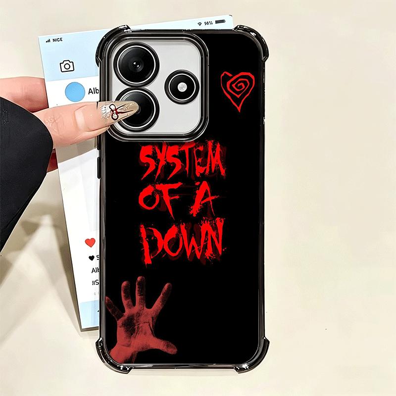 System Of A Down Soft Phone Case For Xiaomi Poco X7 X8 Pro Max X6 X5 X3 F8 Ultra F7 M8 M7 M5S Redmi 15C 15A 15 14C 13C 12C 13 12