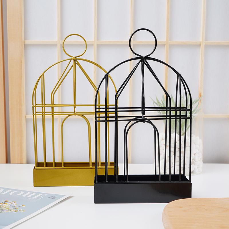 Creative Birdcage Mosquito Coil Holder - Hanging Metal Wrought Iron Mosquito Coil Tray & Incense Burner with Sandalwood Ash Catcher.