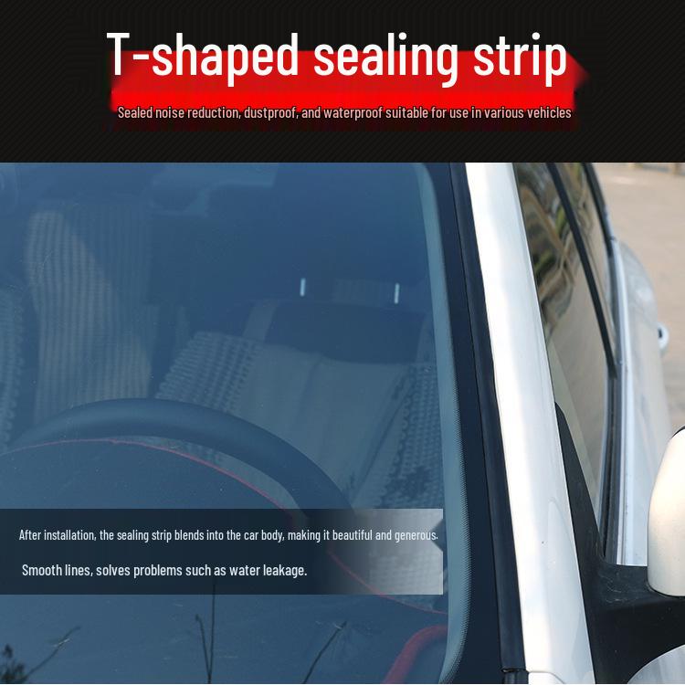 T-Shaped Sunroof and Window Waterproof Seal Strip - Leak and Dust Proof