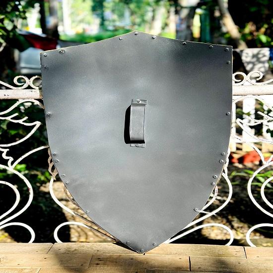 Medieval Heater Shield – Templar Cross Design, 60 Cm, Wall Décor & Role Play