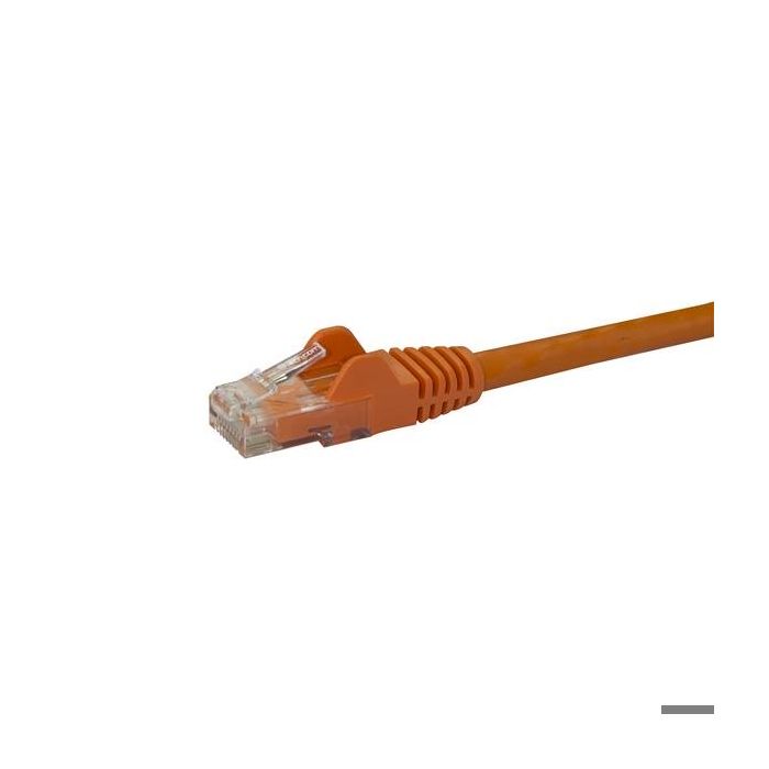STARTECH Cat6 UTP Snagless Network Cable - 50cm Orange - Snagless RJ45 Ethernet Cord - Patch Cable