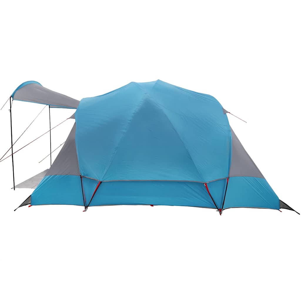 Tunnel Family Tent for 8 Persons Blue Waterproof