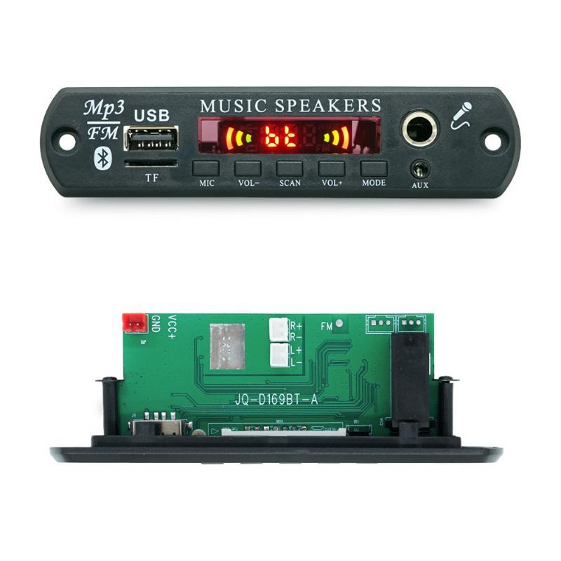 DIY Car Audio MP3 Player Module Bluetooth 5.3 2*30W 12V Amplifier Decoder Board 1 Set for Auto Sound Retrofit