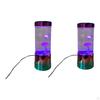 Jellyfish Lamp Aquarium Tank Night Light Desk USB Powered for Birthday Dormitories