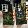 Nature Cute Child Painting Style Soft Phone Case For Samsung Galaxy S26 Ultra S25 Edge S24 FE S23 Plus S22 S21 + S20 Plating Ant