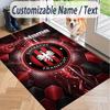 Custom Text Printed Rug Eintracht Frankfurt Non Slip Floor Carpet For Home Room Decor