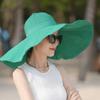 UV Anti DIY Moldable Wide Brim Hat Bowknot Women Sun Hat Fashion Plastic Bucket Hat  Travel