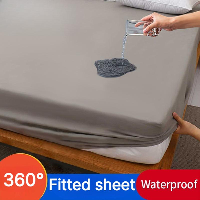 2026 Wasserdichte Bettlaken Premium Spannbettlaken Queen/King Matratzenschoner Abdeckung Lagerware