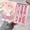 Gege Bear Garden Pink Rabbit Solid Lip Gloss Moisturizing Watery Colored Lip Balm Long-lasting and Tender Lip Balm