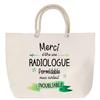 Beach Bag - PLANETEE - Thank You Unforgettable Radiologist - Rope Handle - Large Size - Multicolored Cotton