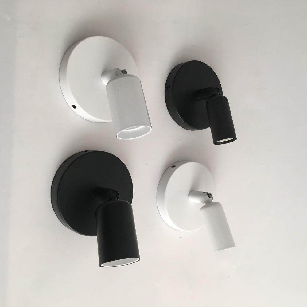 Vintage E27 Wall Lamp Base E27/E14 Metal Light Base Creative Bulb Holder For Bar Restaurant Home