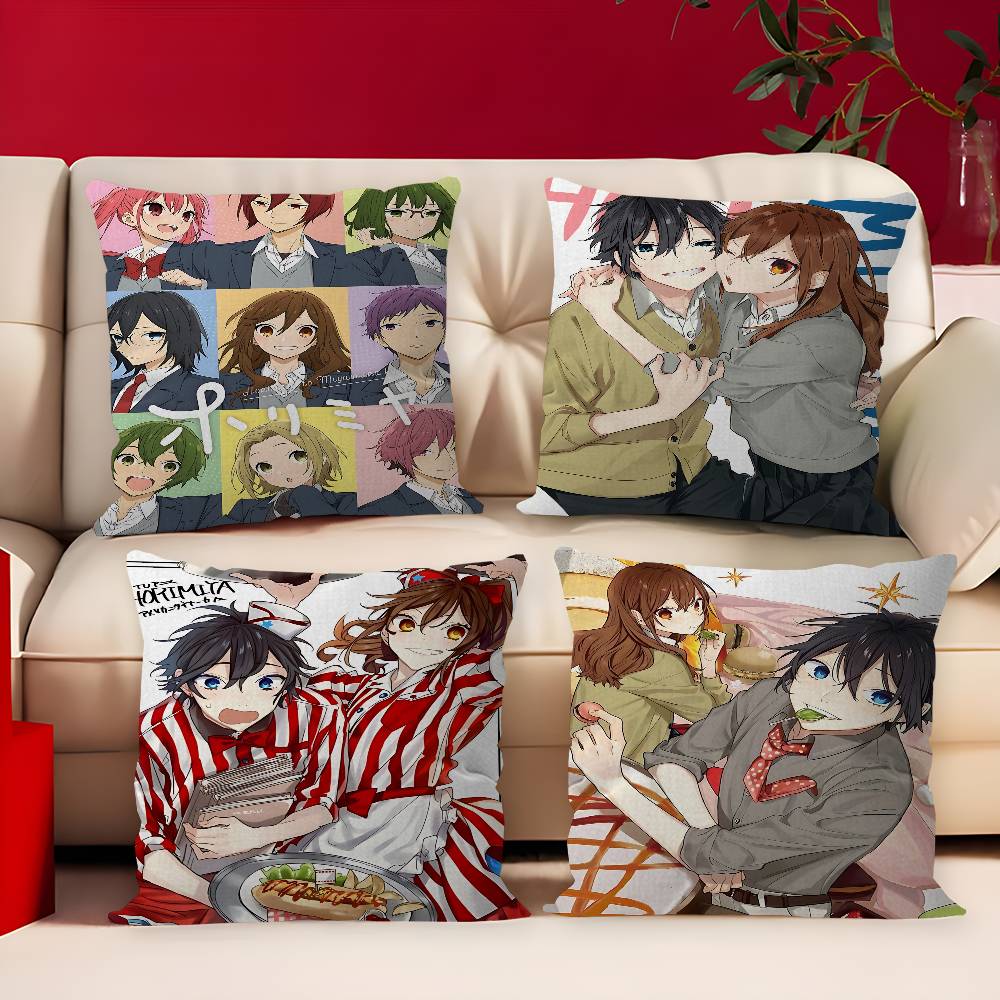 Anime Figure Horimiya Maple Design Cushion Cover Happy Autumn Harvest decor Holiday Decorati Pillow Cover