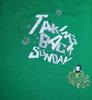 VTG 2000s TAKING BACK SUNDAY T SHIRT GREEN FLOWERS Unisex T-Shirt