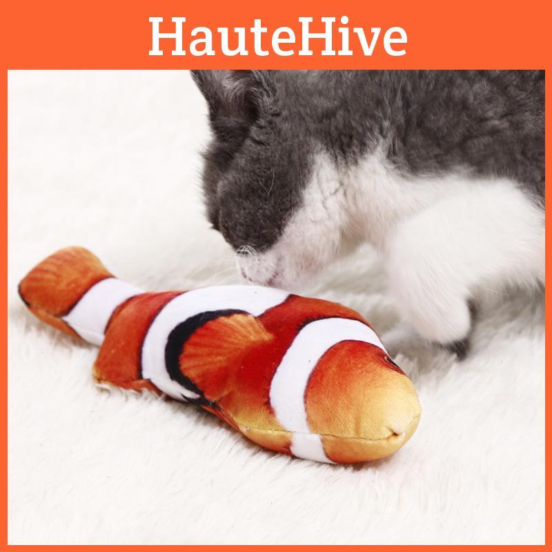 Popular Simulation Fish Cat Toy Wholesale Pet Plush Fish Toy For Cats With Soft Fur