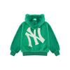 New MLB New York Yankees Logo Print Windproof Sherpa Jacket 3AFDB0426-50GNS