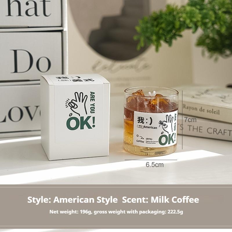 Coffee Scented Candles Holiday Fragrance Ornament Birthday Gift