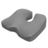 IKSTAR Chair Memory Foam Chair Gray Pad, Cushion, Non-Slip Backing, Breathable,