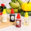 Mini Butelka na Sos Mini Piknikowa Przenośna Butelka na Ketchup Butelka na Olej Butelka na Sos do Wyciskania Miodu