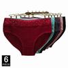 Cotton Panties Plus Size Underwear Women Briefs Woman Knickers Lady Lingerie Girl Intimate High Waist Large Size 6 Pcs/lot
