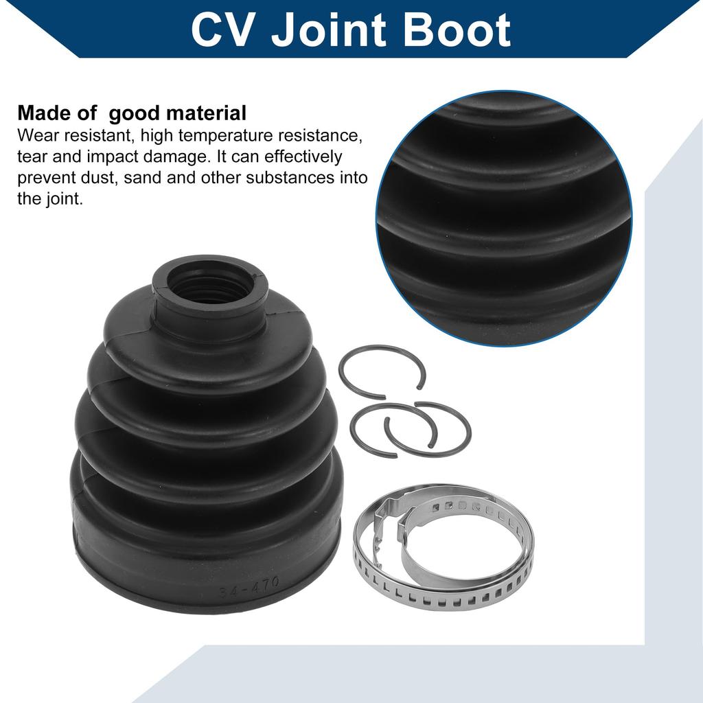 Hihaha Jeep Compatível Compass 2008-2014 2016-2017AA Kit Coifa Junta Homocinética (com Grampo) Constante Interna