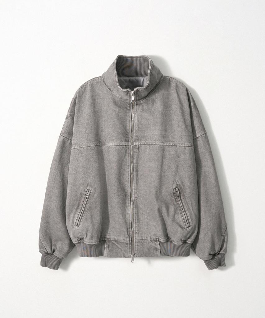 Ezio Pigment Flight Jacket_Light Gray