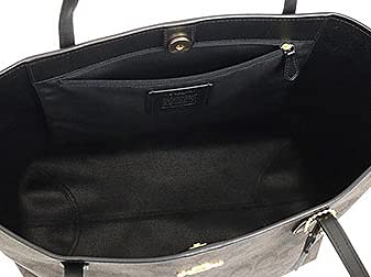 Tasche F05696 5696 Braun x Schwarz Signature PVC Leder Open City Tote Damen [Coach] (Tragetasche) [Outlet-Artikel] [Marke] [Artikel]